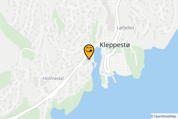 Kart over Dolly Dimples Askøy i Klampavikvegen 4A, 5300 Kleppestø