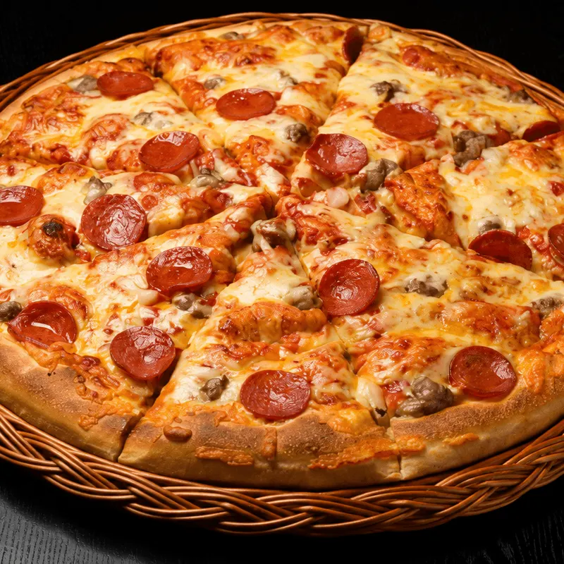 13. Fredag med kjøttdeig, pepperoni og løk